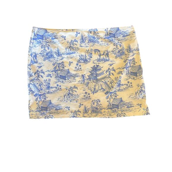 Edikted Delft Print Mini Skirt Size Medium New With Tags Y2K Style - Picture 8 of 8